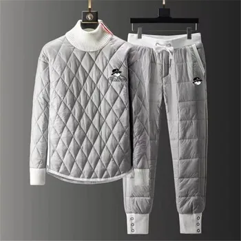 Artificial vestuário masculino, Malbon golf terno, casaco corta-vento, inverno de suprimentos, leve casaco acolchoado, outono, 2022