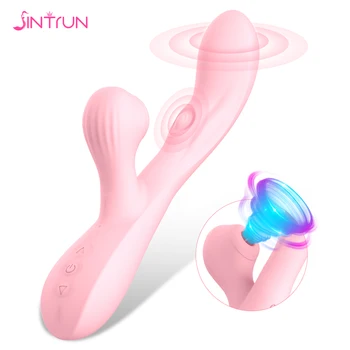 Silicone Vibratório Otário Estimulador De Clitóris Forte Vagina Bala Vibradores Para As Mulheres, Masturbação, Ponto G Sexo Oral, Brinquedos De Adultos