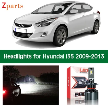 Carro Lâmpadas Para Hyundai i35 2009 2010 2011 2012 2013 LED Farol Farol Baixo farol Alto Canbus Auto Ilumina a Lâmpada Acessórios
