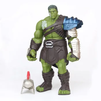 35cm Vingadores Marvel, Hulk, Thor 3 Ragnarok Mãos Móvel Martelo de Guerra Machado de Batalha do Gladiador BJD Hulk Figura de Ação do Modelo de Brinquedo