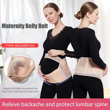 Mulheres grávidas os Cintos de Maternidade Barriga Cinto de Cintura Cuidados Abdômen Apoio da Faixa da Barriga Cinta de Volta Protetor grávida roupas de maternidade