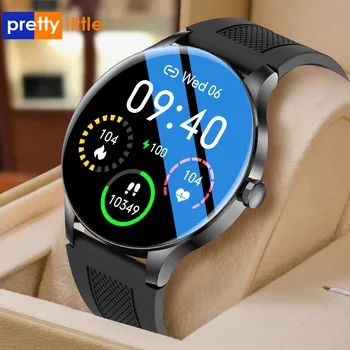 Prettylittle Esportes Smart Watch Homens 360*360 HD Tela de IP68 Impermeável de Fitness Tracker Bluetooth Smartwatch Mulheres Para Android Ios