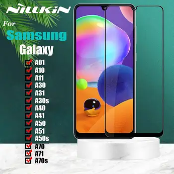 Nillkin Completa Cobertura de Vidro Temperado de Ecrã Protecotor para Samsung Galaxy A01 A10 A11 A30 A31 A30s A40 A41 A50 A50s A51 A70 A71