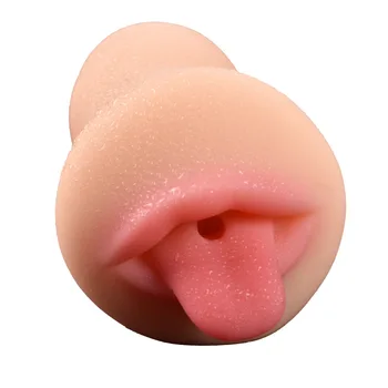 Realista Vagina Masturbador Masculino plug Anal Brinquedos Sexuais para os Homens Oral Boca Aeronave Copa Buceta masturbador para o homem Íntimo de Bens