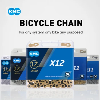 KMC de Corrente de Bicicleta Z9 X8 X9 X10 X11 X12 MTB Bicicleta Cadeias 6/7/8/9/10/11/12 Velocidade de Bicicleta de Estrada de Pedaleira para Shimano SRAM Motos Parte