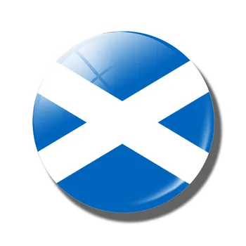 Santo André Cruz Escócia Bandeira Lembranças Ímãs de Geladeira Magnético Adesivos para Geladeira Vidro de Cristal de Cabochão de Decoração de Casa
