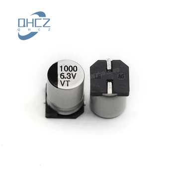 20pcs/monte SMD capacitor eletrolítico de alumínio 6.3V1000UF 8*10.5 mm SMD eletrolítico 1000uF/6.3 V