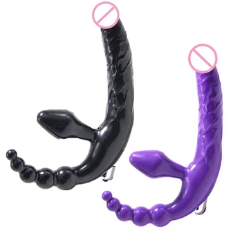 10 Velocidade do Vibrador Plug Anal de Próstata Massageador Vibrador de Vibração da Correia Sobre Vibradores Realísticos para as Mulheres Vibrador Pênis de Sexo Lésbico Brinquedos