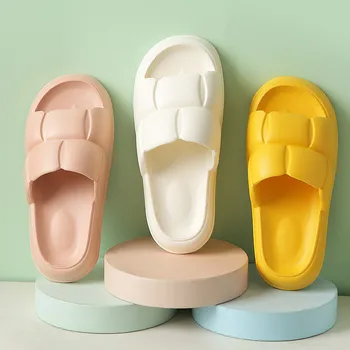 2022 Mulheres Homens Chinelos De Verão, Antiderrapante Slides Sandálias, Sapatos De Praia, Plataforma De Banho Chinelo De Espessura Com Solado De Homens, Senhoras Sapatos Fechados