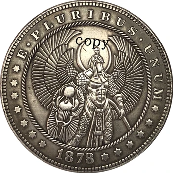 Hobo Níquel 1878-CC EUA Morgan MOEDA de Dólar Tipo CÓPIA 260