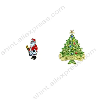 Maçônica Alfinetes de Lapela o Emblema Maçom Maçom Papai Noel árvore de natal Comemorativa Maçonaria chapéu cavalheiro acessórios