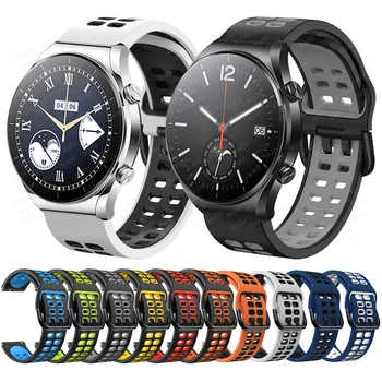 Pulseira de Silicone Para Xiaomi Assistir S1 Mi/Watch Cor 2 edição de esportes Versão Global Smartwatch Banda de Substituição Pulseira Bracelete