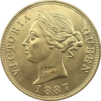 Chipre 1887 1/2 Piastre moedas de CÓPIA de 27,5 MM