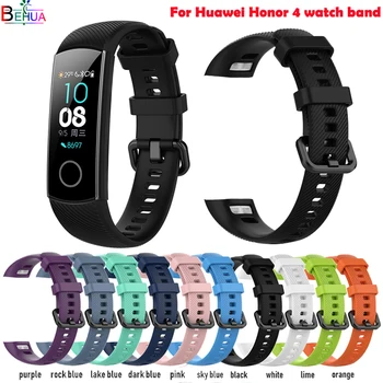 esporte relógio de silicone banda Para o Huawei Honor 4/Honra 5 inteligente relógio de pulseira de Substituição Original soft moda Pulseira correia banda
