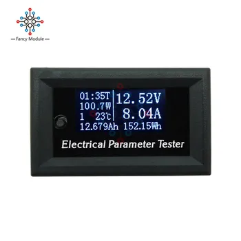 7 em 1 Multifuncional de Medidor de Energia Elétrica Parâmetro Medidor de OLED de Tensão Atual Time de Energia Capacidade de Energia de Temperatura do Testador