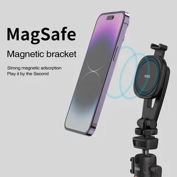 VRIG MG-03 Magnético Titular iPhone com Magsafe para iPhone 14 13 12 Série Ímã de Telefone do Suporte de Placa com Montagem de Sapata Fria