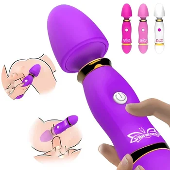 Poderoso Clitóris Vibrador Vibrador Erótico Brinquedos Sexuais Para As Mulheres Do Ponto De G Plug Anal Vagina Vibrador Estimulador Do Clitóris Vibrador De Massagem