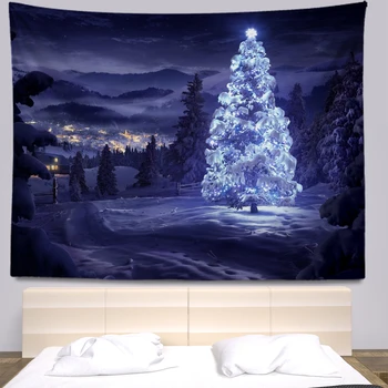 Natal tapeçaria de parede, cortinas Bohemia hippies dormitório decoração do quarto do grande pano de paredes, cortinas, lençóis personalizável