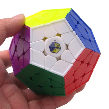 Yuxin Pouco de Magia 3x3 Dodecaedro Cubo Mágico IQ Cérebro Velocidade de quebra-Cabeças Educativos Cubo Mágico Personalizado Jogo Cubo de Brinquedos