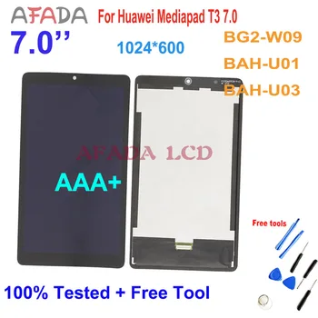 Original de 7 polegadas LCD para o Huawei Mediapad T3 7.0 3G WiFi BG2-W09 BG2-U01 BG2-U03 Tela LCD Touch screen Digitalizador Assembly