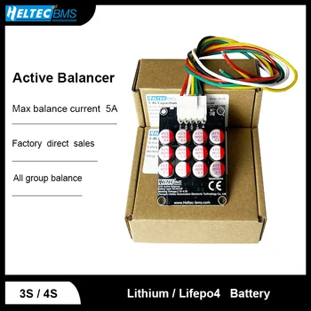 Heltec Atacado 4S Lifepo4 Balanceador/Ativo Equalizador Balanceador de 5A Lifepo4/Bateria de Lipo a Energia do Capacitor do Grupo saldo do