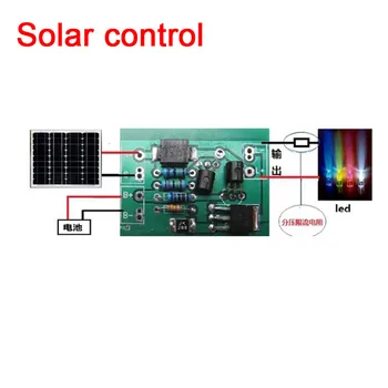 Controlador de Carga Solar do Li-íon de Lifepo4 Bateria de Lítio de Carregamento interruptor de Controle da placa de circuito diy pátio rua pequena lâmpada de iluminação 3.2 3.7 V V 11.1 V 14.8 V 7.4 V De 12,8 V