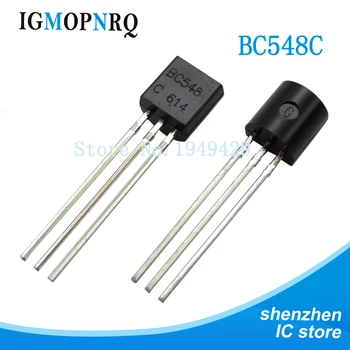 100PCS BC548C BC548 TO92 transistor Novo