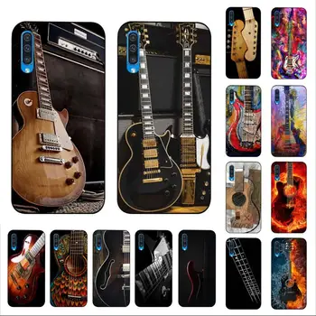 YNDFCNB Partitura Musical, Violino, Guitarra Telefone Case para Samsung A51 01 50 71 21 70 10 31 40 30 20E 11 A7 2018