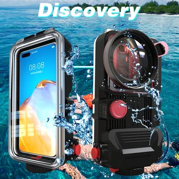 Para O Iphone 12/Huawei Companheiro De 40 Pro/Xiaomi 9 Bluetooth Universal Do Telefone Celular À Prova D'Água De Habitação De Mergulho Submarino