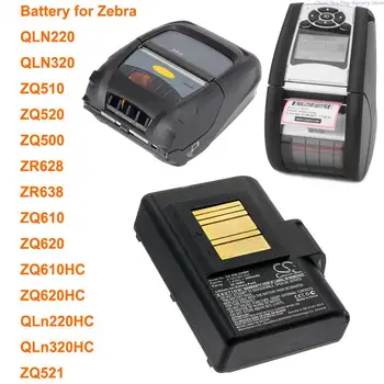 Cameron Sino 2200mAh/2600mAh/3400mAh Bateria Zebra, QLN220,QLN320,ZQ510,ZQ520,ZQ500,ZR628,ZR638,ZQ610,ZQ620,ZQ521,QLn220HC