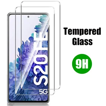 Protetor de tela para Samsung Galaxy S20 FE 5G 6.5 Vidro Temperado de Vidro de Protecção Película para Samsung Galaxy S21 Plus