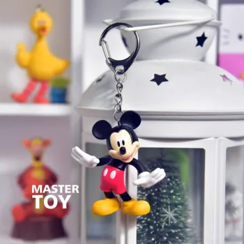 Disney Mickey Mouse Chaveiro Pingente Boneca Presentes Brinquedo Modelo De Figuras De Anime Recolher Ornamentos