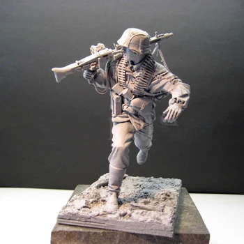 1/16 homem moderno oficial de suporte (SEM BASE de Resina ) figura Modelo de kits em Miniatura gk Unassembly sem pintura