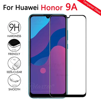 Honra 9 segurança temperado de vidro de proteção Para Huawei Honor 9A moa-lx9n Protetor de Tela honor9a telefone Armadura de exibição Glas