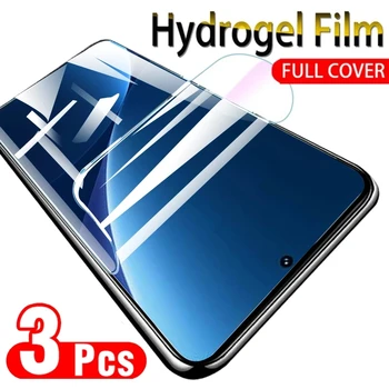 3PCS Hidrogel Filme Para Xiaomi Mi 12 12 11 11X 10 10T 9 9T Pro Lite Macio Filme Protetor de Tela Para Mi 11i 10S 10i 9 SE 11 Ultra