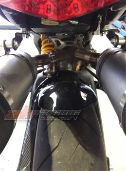 Traseira Hugger Guarda Lama Fender Capuz Carenagem Para Ducati Monster 696 795 796 1100 Completo De Fibra De Carbono 100%