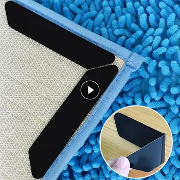 8Pcs/Set Reutilizáveis antiderrapante Patch Auto-adesiva antiderrapante, Tapete de Adesivos Lavável Casa em Carpete Tapete Capacho Produtos Domésticos