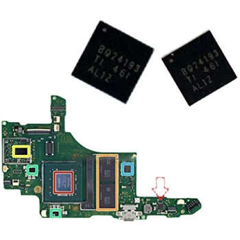 87HA 2pcs de Substituição BQ24193 de Controle de Vídeo Chips IC para a Nintend Mudar NS Console de Peças de Reparo