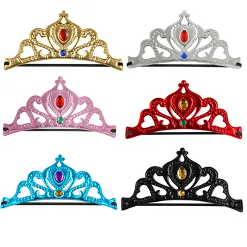 Vestir Tiara de Coroa Conjunto de Princesa de Festa a Fantasia, Acessórios para Crianças/Menina/Criança