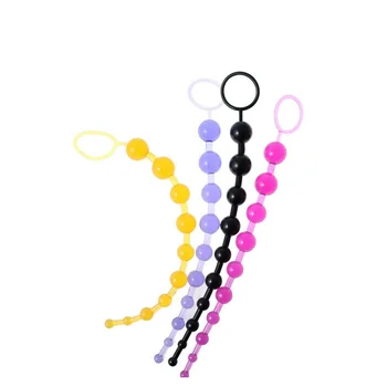 loaey de 13 Polegadas Oriental Geléia Anal Beads para Iniciantes Flexível Anal, estimulador de Bunda Esferas Melhor Sexo Anal brinquedos para homens e mulheres