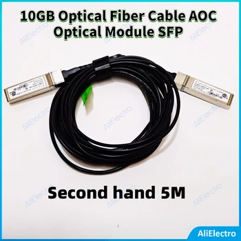 De segunda mão 10 Gigabit active AOC cabo óptico SFP e empilhamento linha direta ligação de alta velocidade de transmissão compatível com Cisco