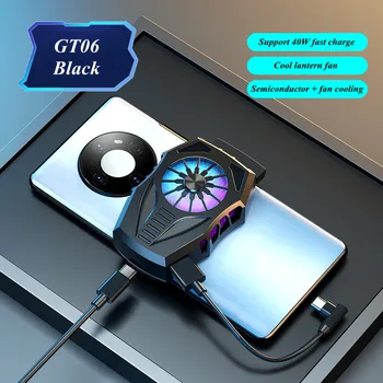 GT06 GT05 Portátil de Telefone Celular Ventoinha de Arrefecimento do Jogo Artefato Acessórios de Jogos do Radiador para o Telefone Xiaomi Huawei Celular Cooler
