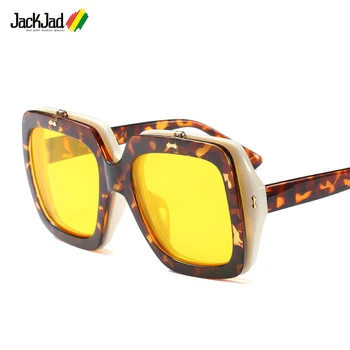JackJad 2021 Moda Legal SteamPunk Flip, O Estilo Dos Óculos De Sol Das Mulheres Do Vintage Gradiente De Design Da Marca De Óculos De Sol Oculos De Sol 97567