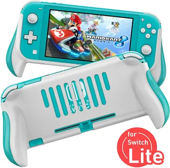 Aderência Para Nintendo Interruptor Lite Conforto Ergonômico De Mão Protetora Caso De Jogos Portáteis Cobre Acessórios