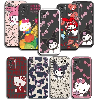 Hello Kitty 2023 CASO Casos de Telefone Para Xiaomi Redmi Nota 10 10 Pro 10S 10 5G Carcasa Funda Tampa Traseira