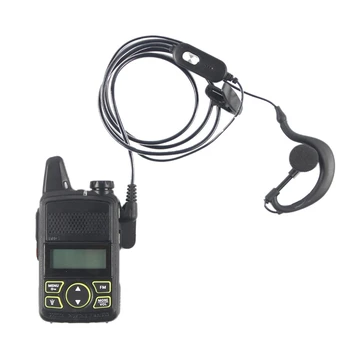 Mini UHF Walkie Talkie 400-470MHz para Baofeng BF-T1 Portátil Walkie Talkie Plug UE