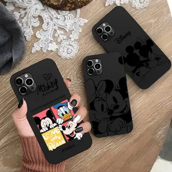 Mickey de Disney do Rato de Minnie do Casal, Telefone de Caso para o iphone 14 13 12 11 Pro Mini XS MAX 8 7 Plus X SE DE 2020 XR Silicone capa Mole