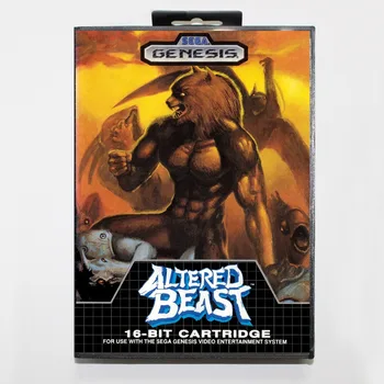 16 bits da Sega MD Cartucho de jogo com a caixa Varejo - Altered Beast cartão de jogo para mega drive Genesis sistema