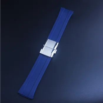 Borracha de pulseira de esportes ao ar livre impermeável para a porsche design de correia P6780 homens de faixa de relógio