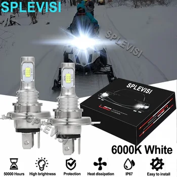 2PCS Brilhante LED Branco Xenon 6000K Para Ski-Doo MXZ 550 550F 2002-2014 MXZ 440 1996-2000 MXZ 583 1996-1999 MXZ 670 1996-1999